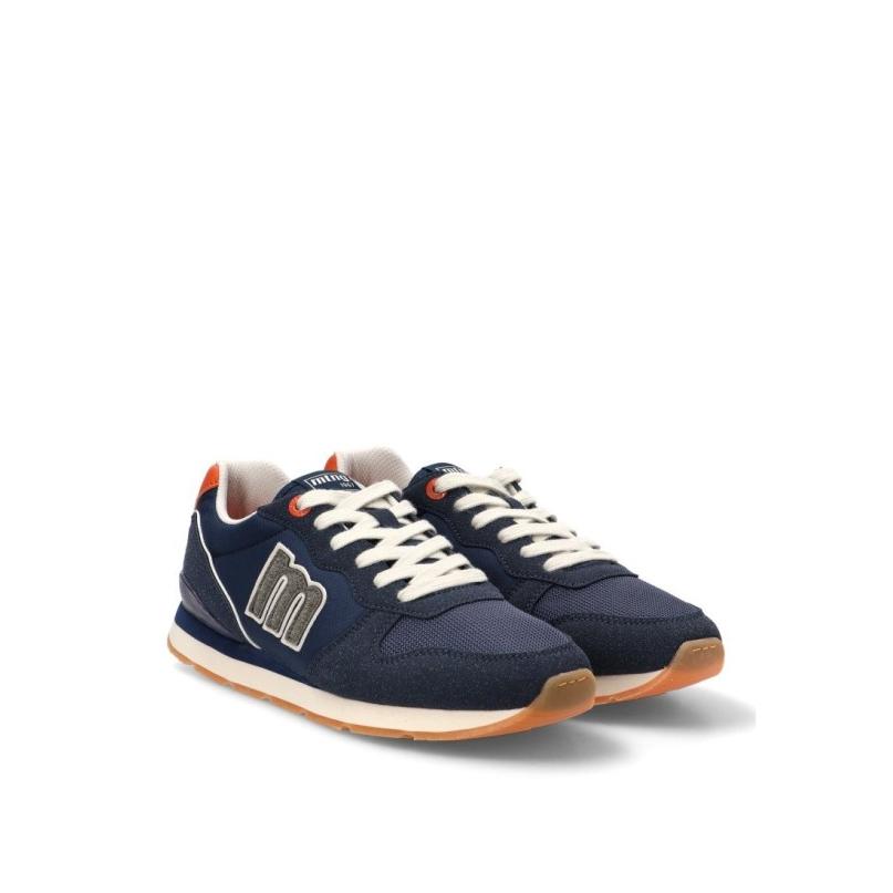 Zapatillas Casual Mustang - Hombre - Suela Plana - Modelo 84467 - Color Marino