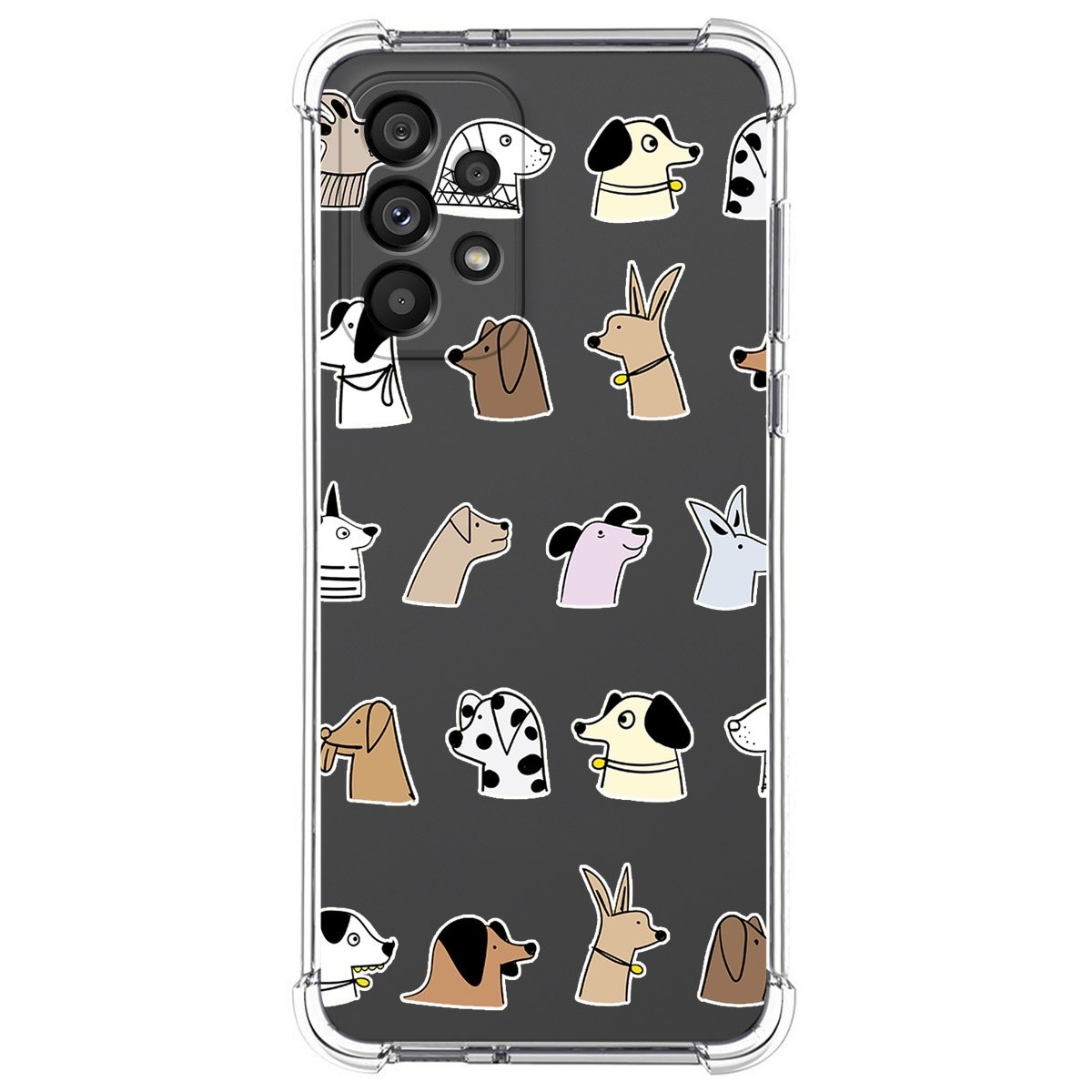 Funda Silicona Antigolpes para Samsung Galaxy A33 5G diseño Perros Dibujos