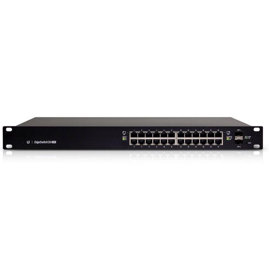 HUB Switch puertos 24 puertos Gigabit Ethernet (10/100/1000) UBIQUITI ES24-250W  | Gigabit Ethernet (10/100/1000), Negro