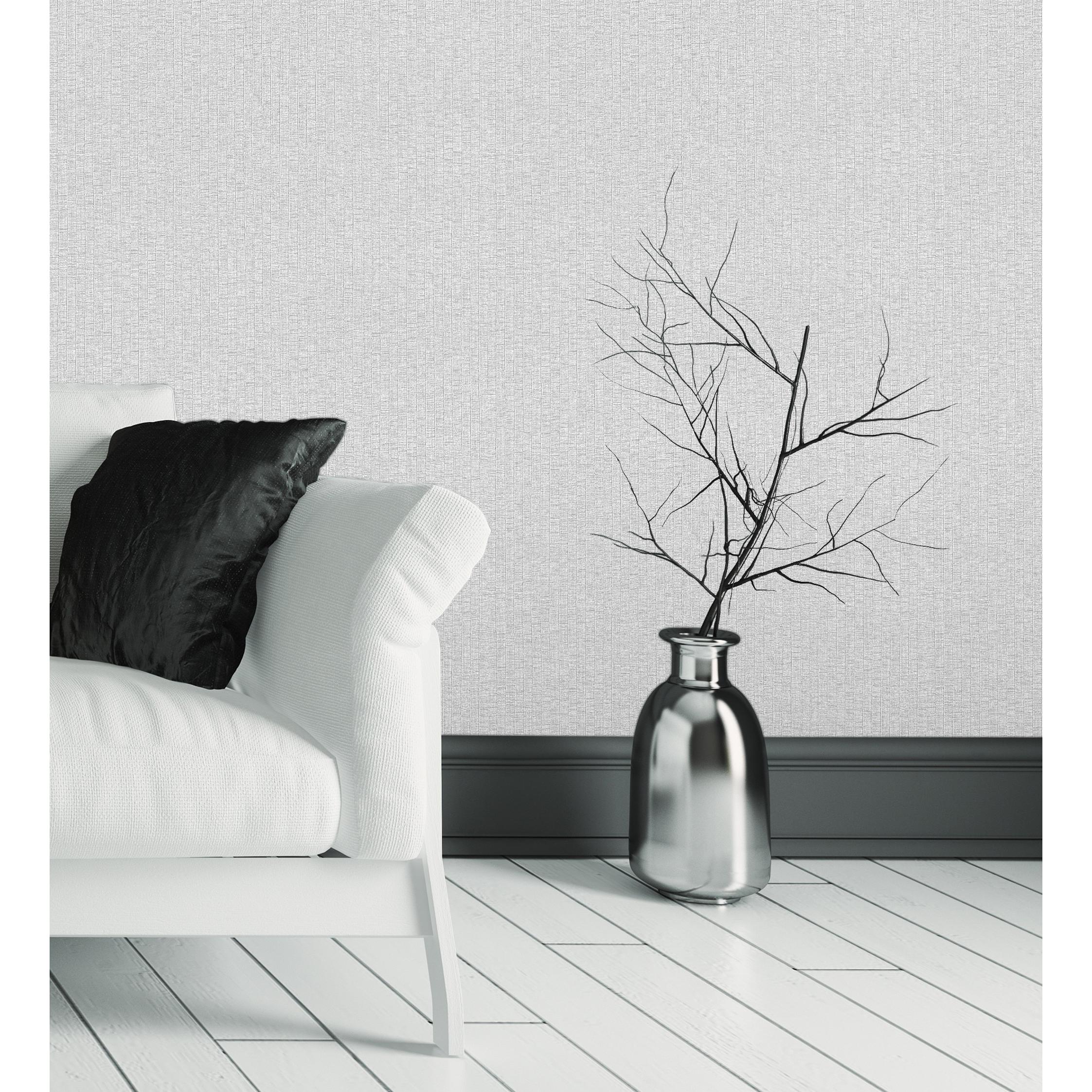 Papel pintado vinílico lavable con detalles metalizados en relieve - Bangalore 680988 de GAULAN - Rollo de 10 m x 1,06 m