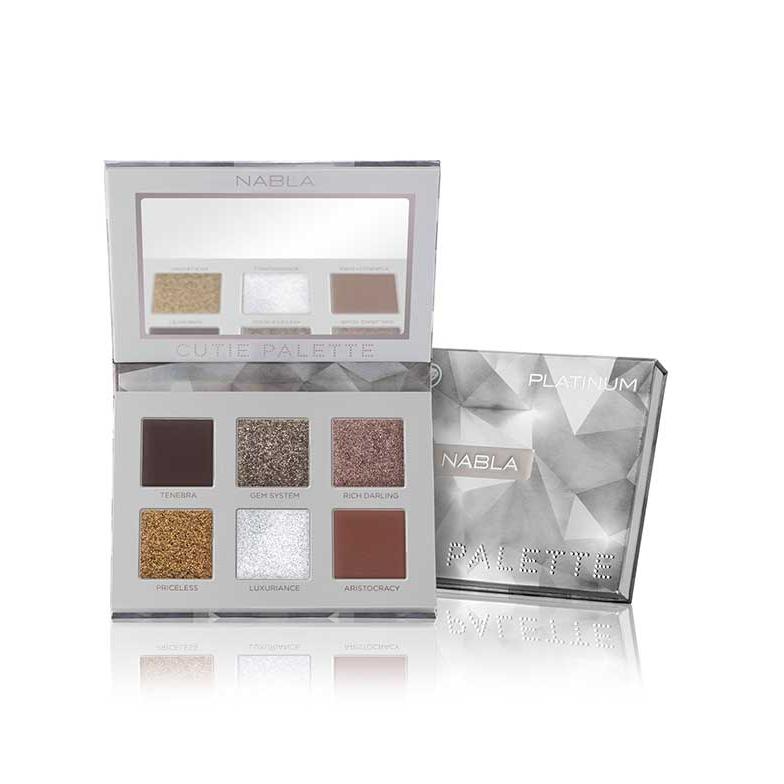 Nabla - *Cutie Collection* - Paleta De Sombras De Ojos Cutie Palette - Platinum