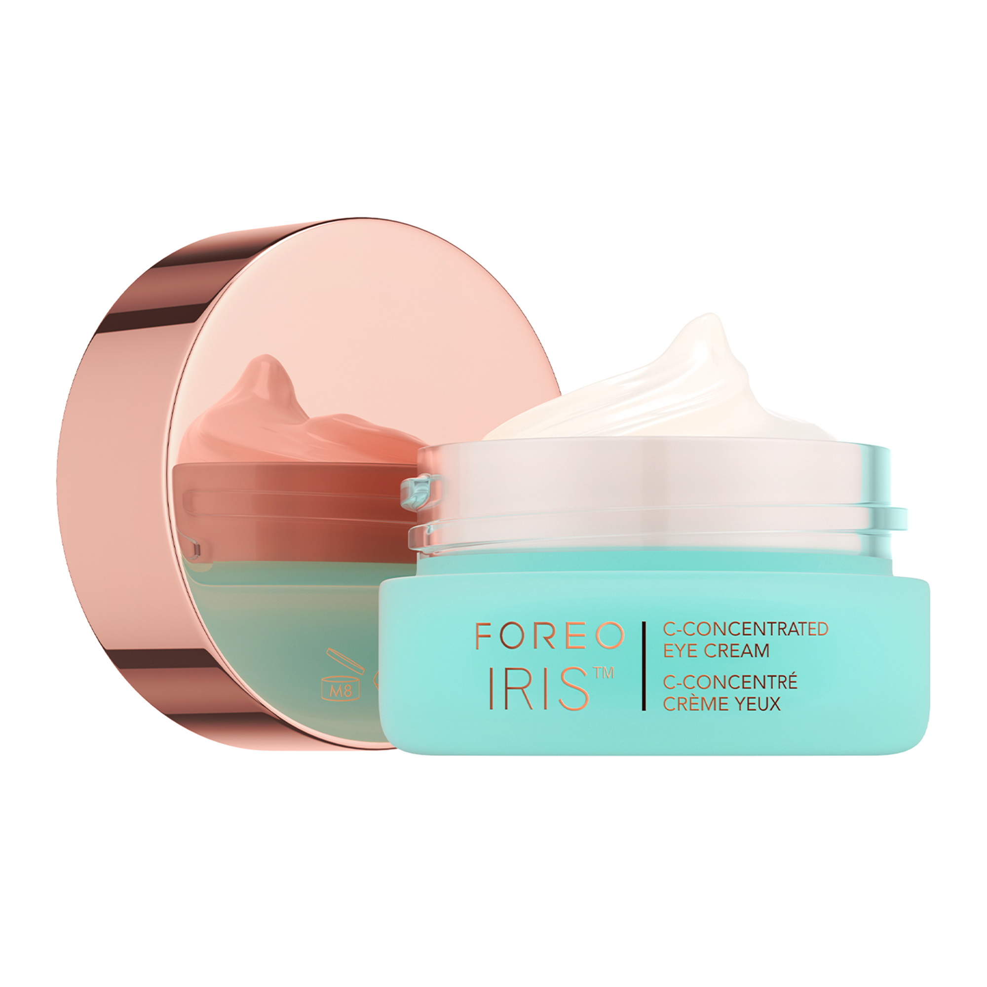 FOREO IRIS Crema para contorno de ojos antiojeras y bolsas iluminadora con concentrado-C - 15 ml