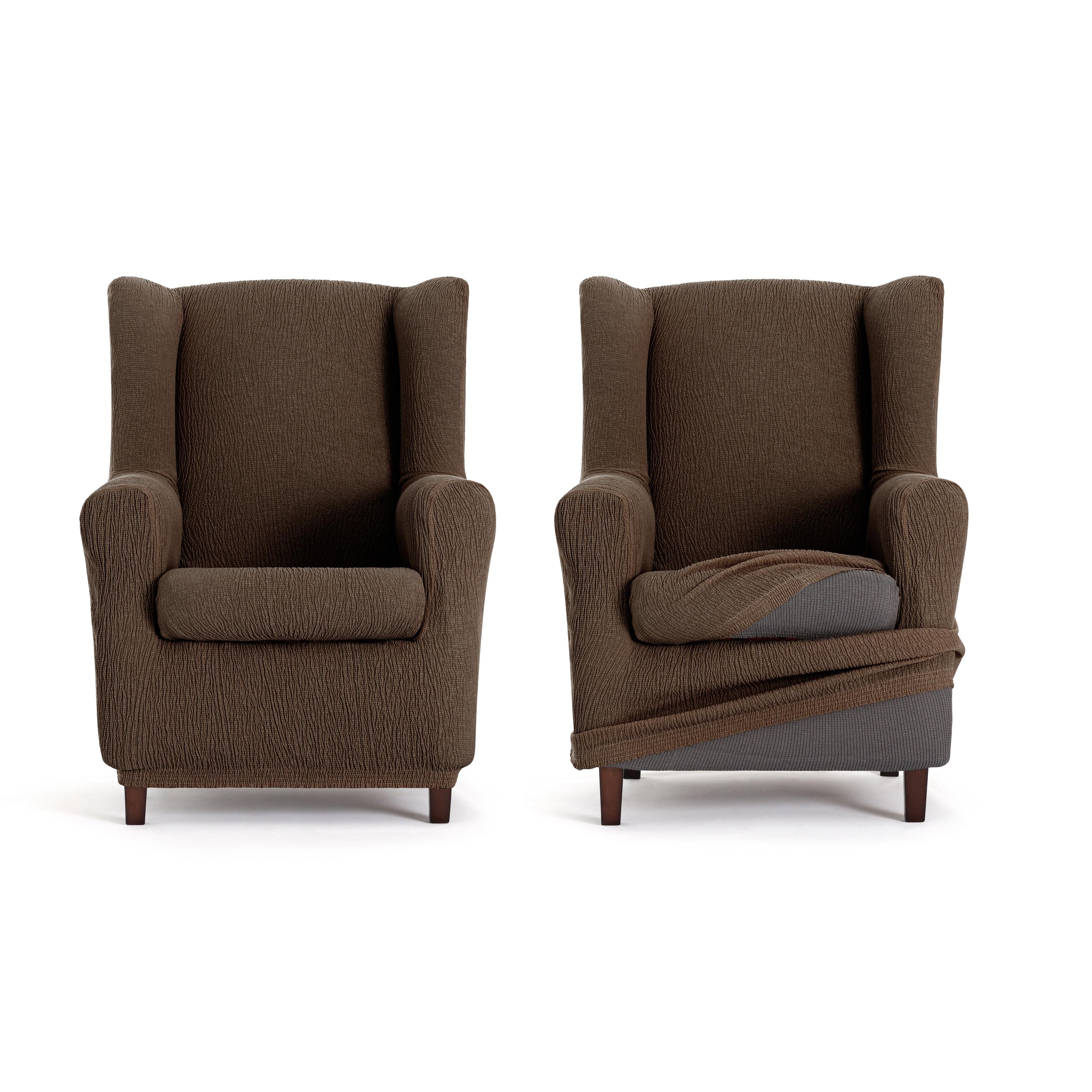 Milica - Funda Elástica para Sillón Orejero Tavira en Varios Colores - Protege Tu Sillón y Renueva Tu Decoración de tu sillón