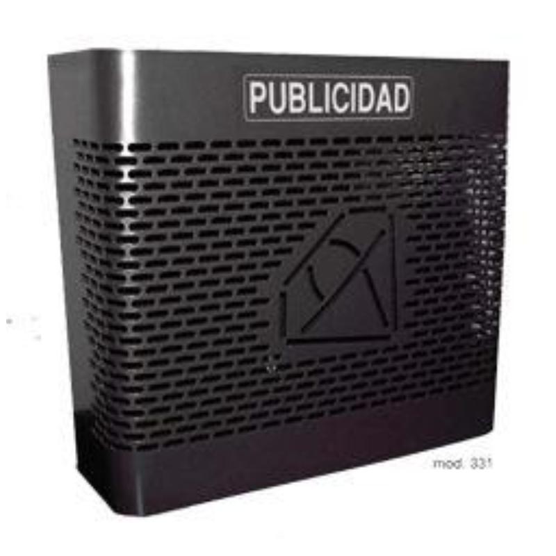Btv cesta publicidad 331 horiz,gde.negro   330x300x130 mm 00331