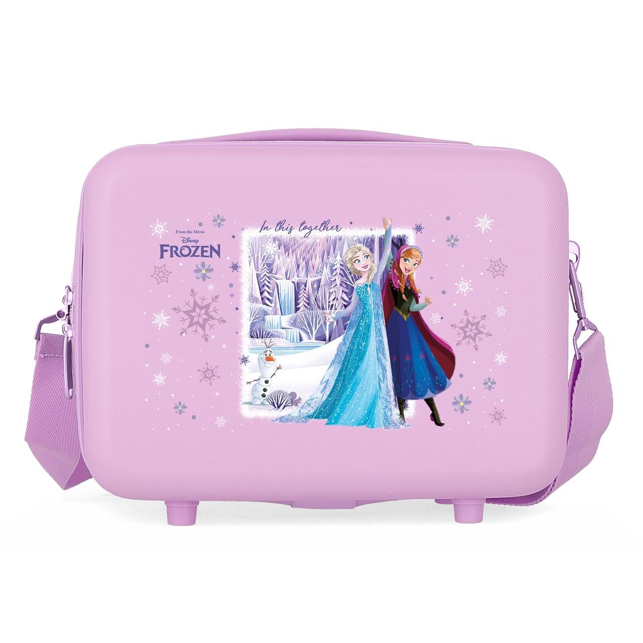 Neceser ABS Frozen in this together Lila 29x21x15cm