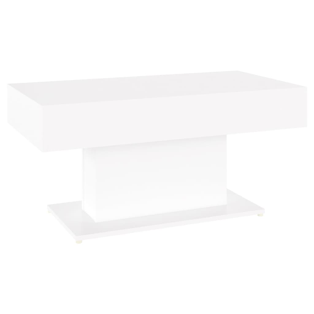 Vidaxl Mesa de Centro Madera de Ingeniería 96x50x45 Cm Blanco