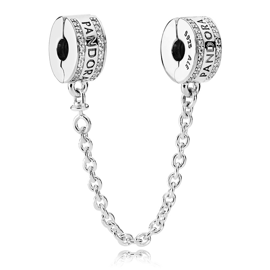 Pandora Primavera Joyería cadena seguridad 792057CZ-05 , para Mujer