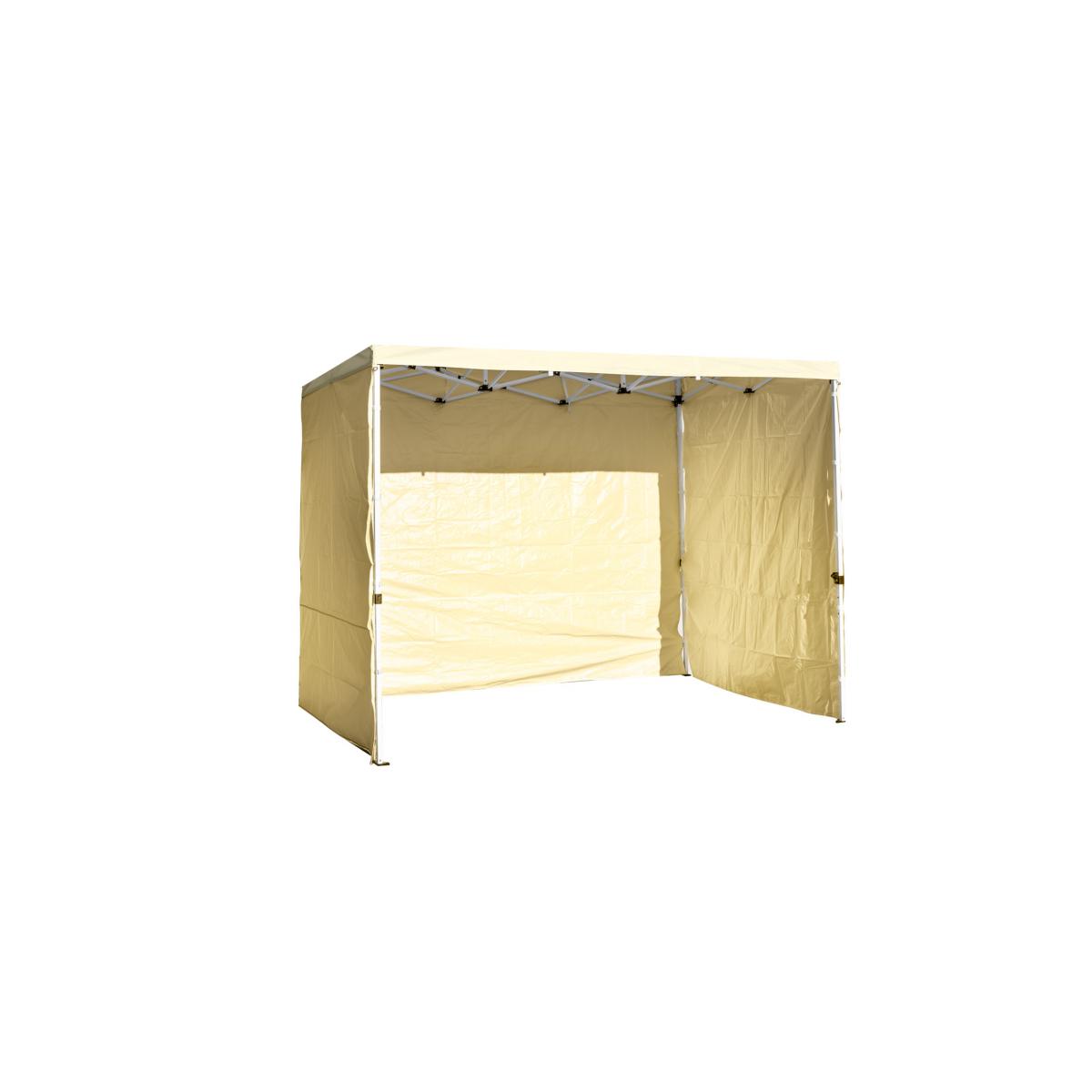 Regalos Miguel - Packs Laterales Carpas Plegables - Pack 3 Laterales Lisos para Carpas 3x2 Master - Crema