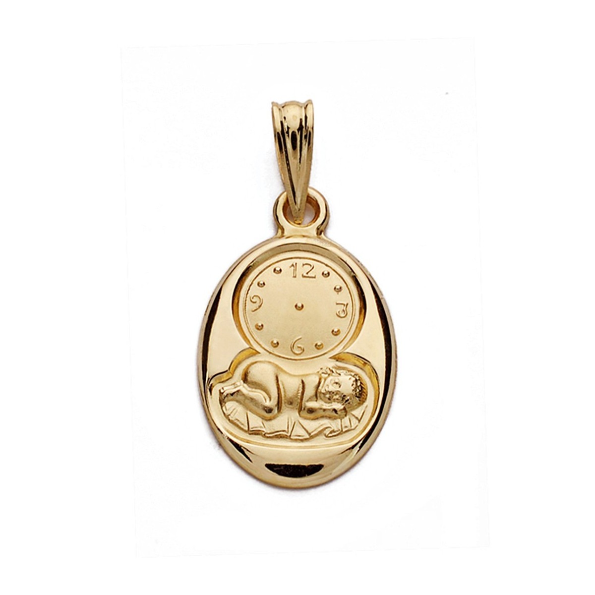 Medalla oro 18k niño reloj 20mm.