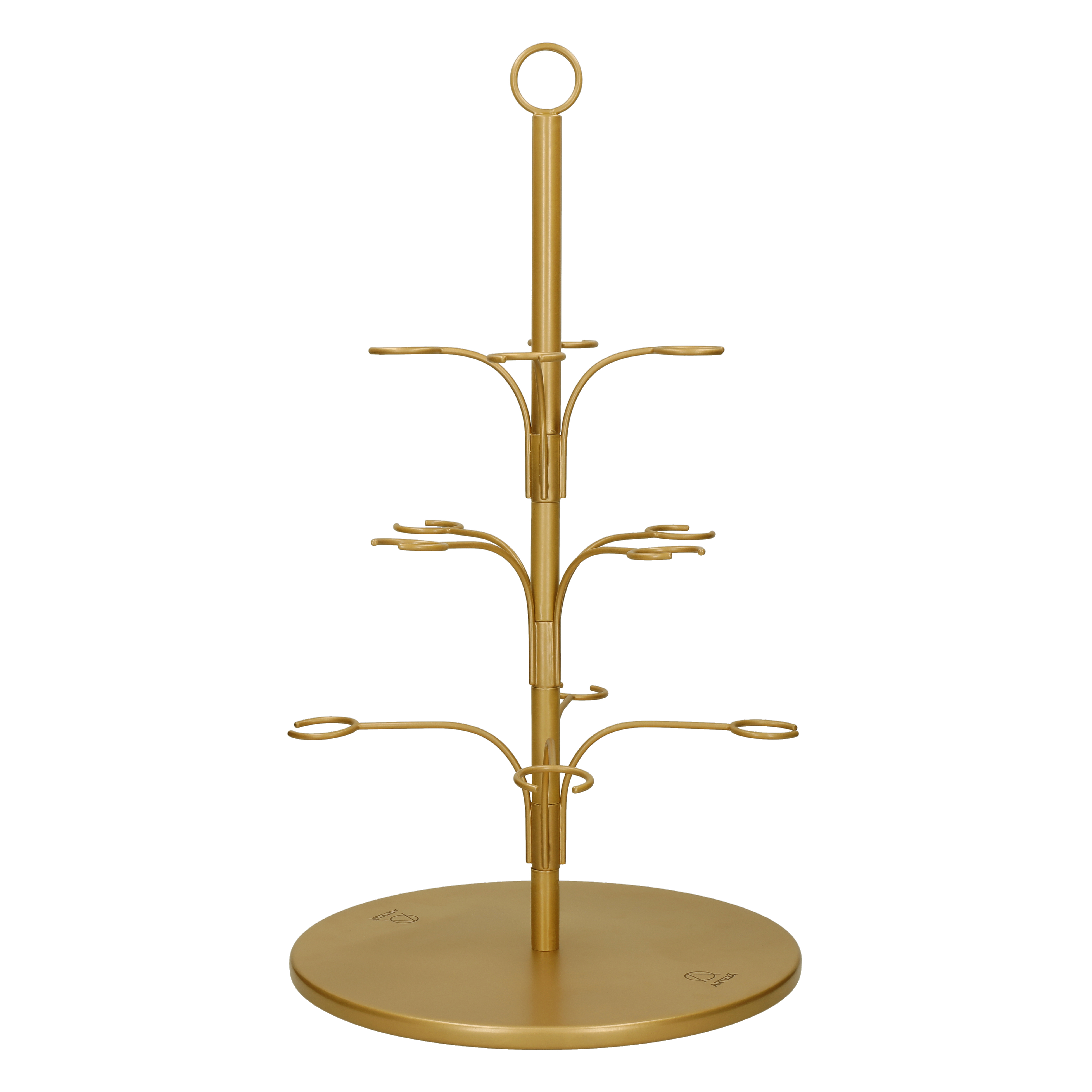 Artesa Stainless Steel 34x34x54 cm Snack and Cocktail Serving Tree in Gift Box