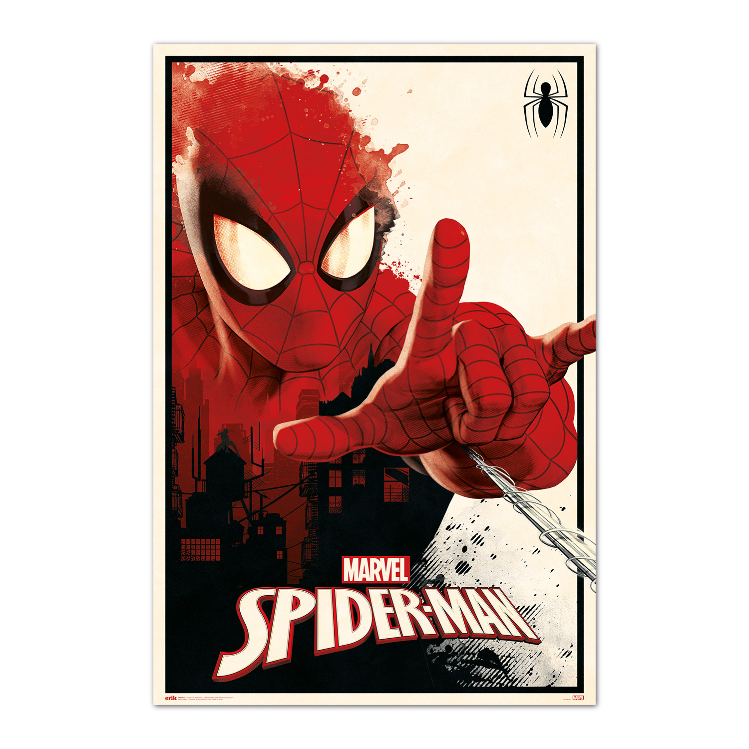 Poster marvel spiderman thwip