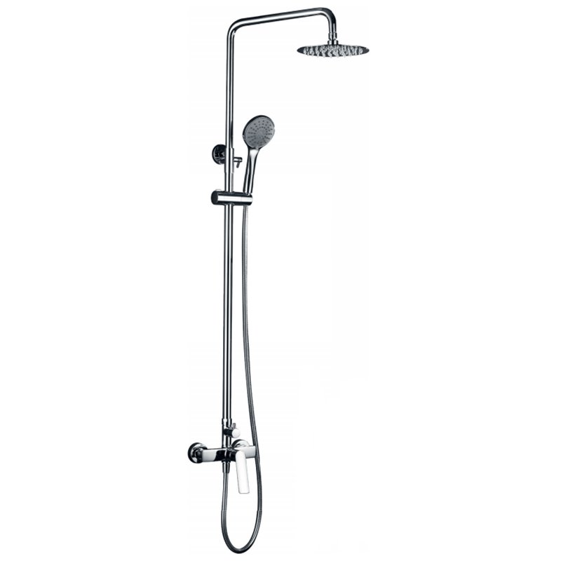 Imex Luxor BDX023 columna de ducha diseño moderno extensible acabado cromado