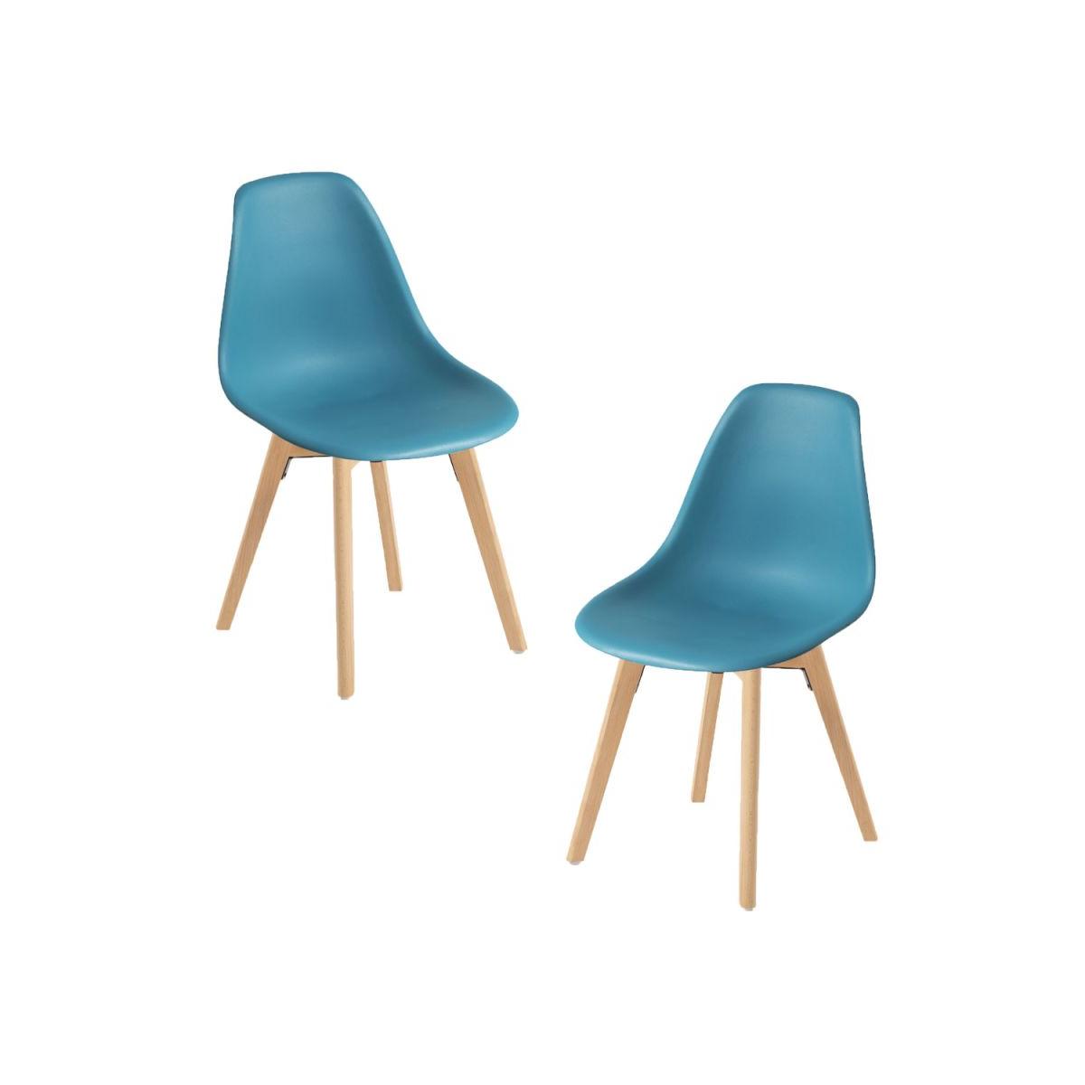 Regalos Miguel - Packs Sillas Comedor - Pack 2 Sillas Kelen - Verde azulado