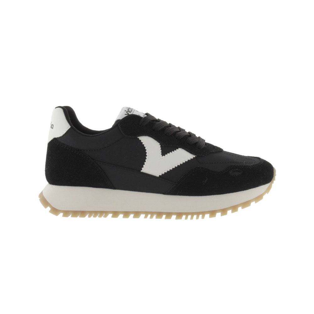 Victoria Viento Zapatillas de nylon con piezas en contraste y de serraje al tono y suela dentada 1157107