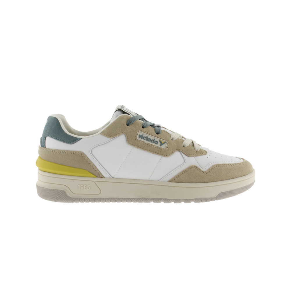 Victoria 1985 C80 Zapatillas de piel con piezas de color y serraje 8800128