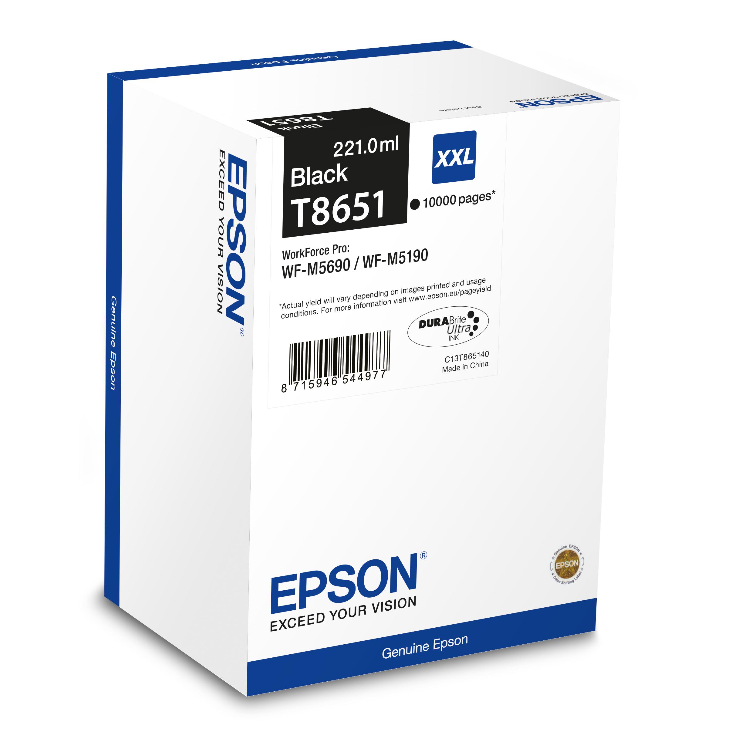 Epson Cartucho T8651 negro XXL