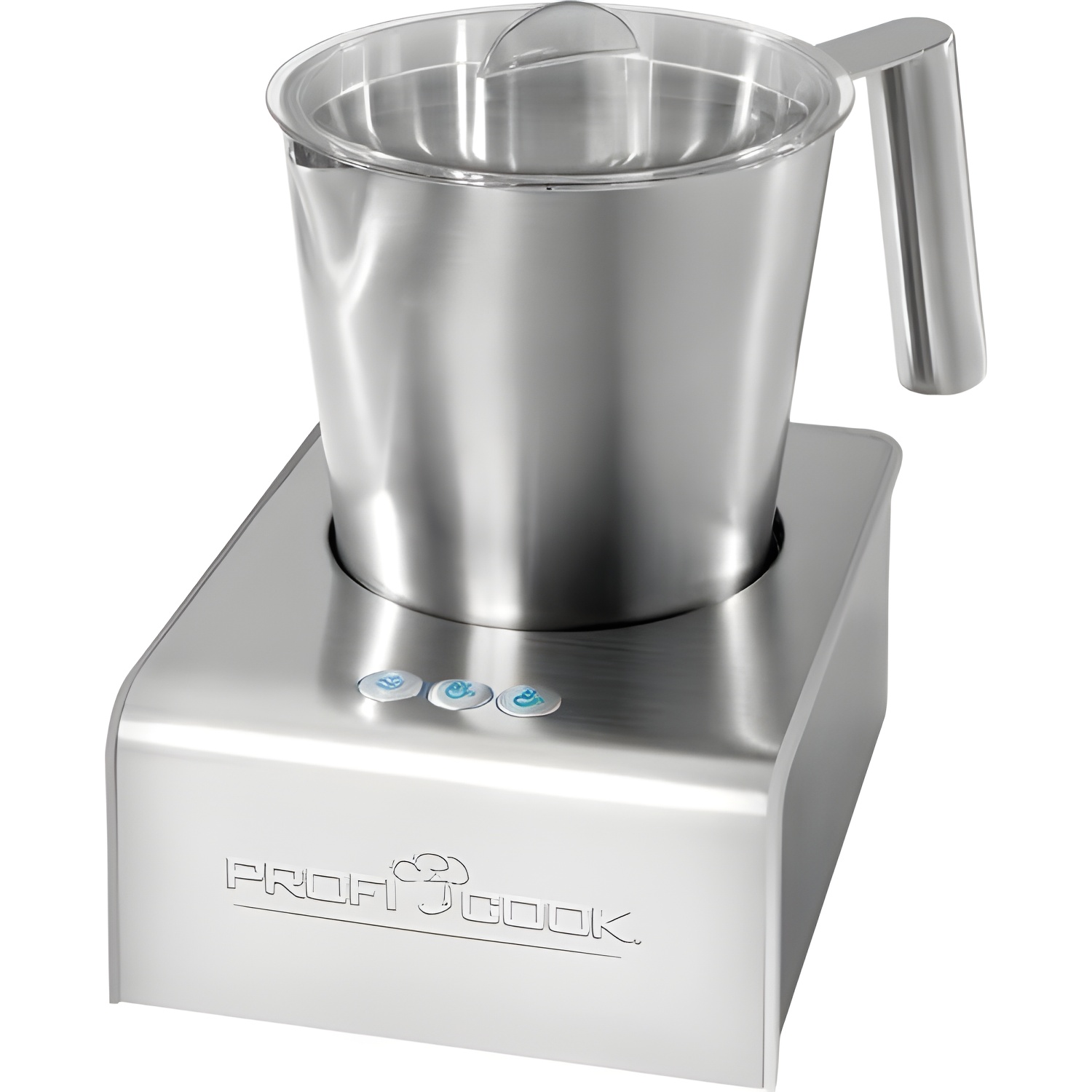 Proficook Ms 1032 - Espumador de Leche Automático Eléctrico, Capacidad 500 Ml, Acero Inoxidable
