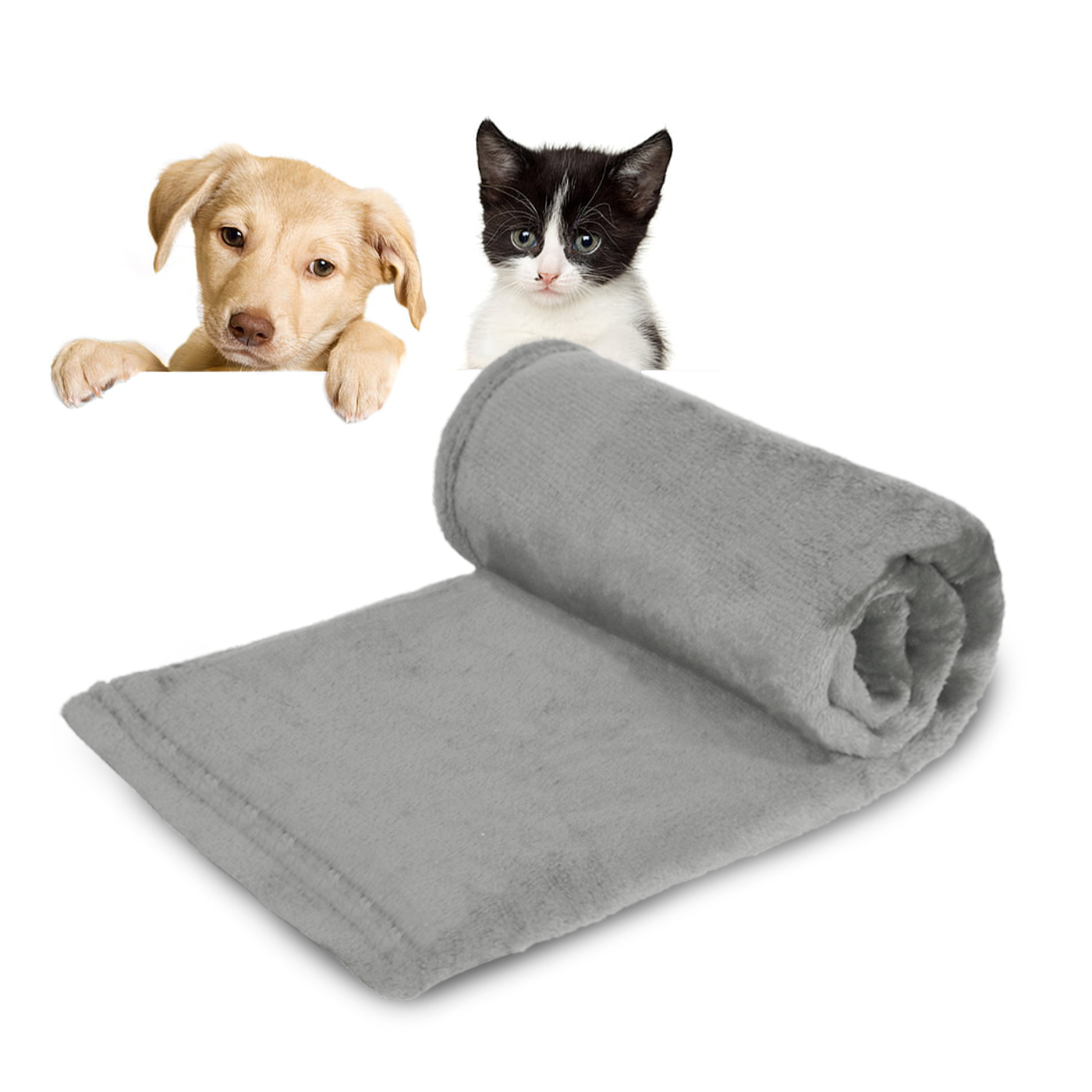 Manta para Perros Mascotas de 75x100cm, Manta de Poliéster para Sofá, Cama, Viaje Manta para Mascotas Perros Gatos Cálida y Suave, Protección Manta