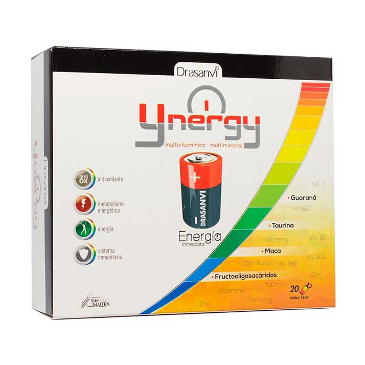 Drasanvi Ynergy Energia Inmediata 20X15Ml Viales.