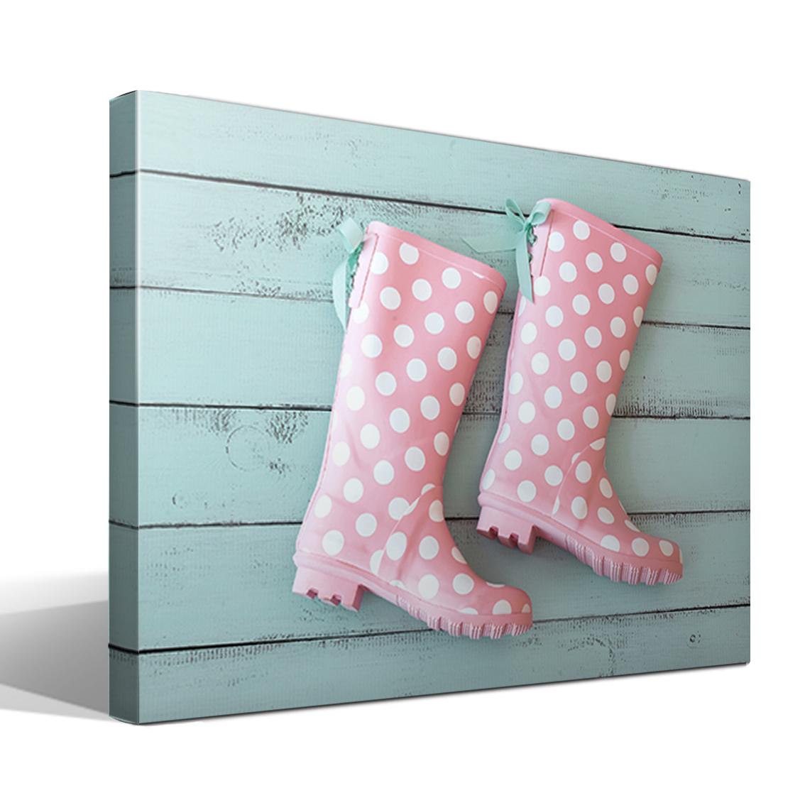 Cuadro Canvas Botas de Agua de Alta Resolución en Lienzo de Algodón 100% - Fabricado en España