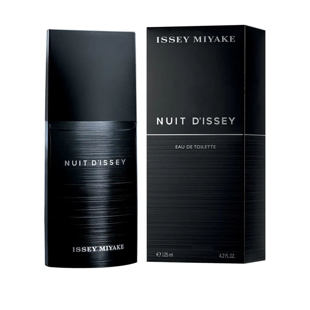 Issey Miyake - Nuit d'Issey Pour Homme 125 Ml. Eau de Toilette | Colonia para hombre. Fragancia ligera pero con notas olfativas ideales para la noche.