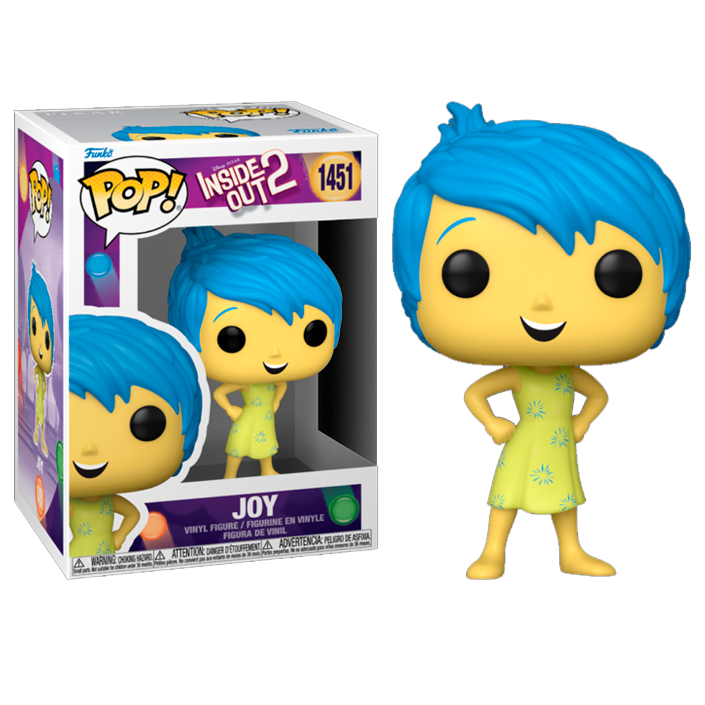 Funko Inside Out Del Reves Alegria Joy Anxiety Disney Pixar Funko Pop Vinyl 1451