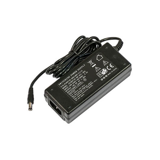 Mikrotik 48POW Adaptador e inversor de Corriente Negro - Adaptadores de Potencia e inversor (110-240 V, 48 V, 1,46 A, RB800, Negro, Sector)