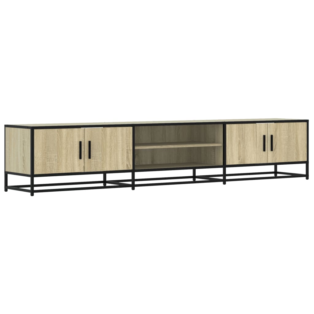 vidaXL Mueble para TV madera de ingeniería roble Sonoma 210x35x41 cm