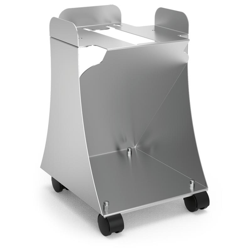 Elevador inox para cesta de supermercado
