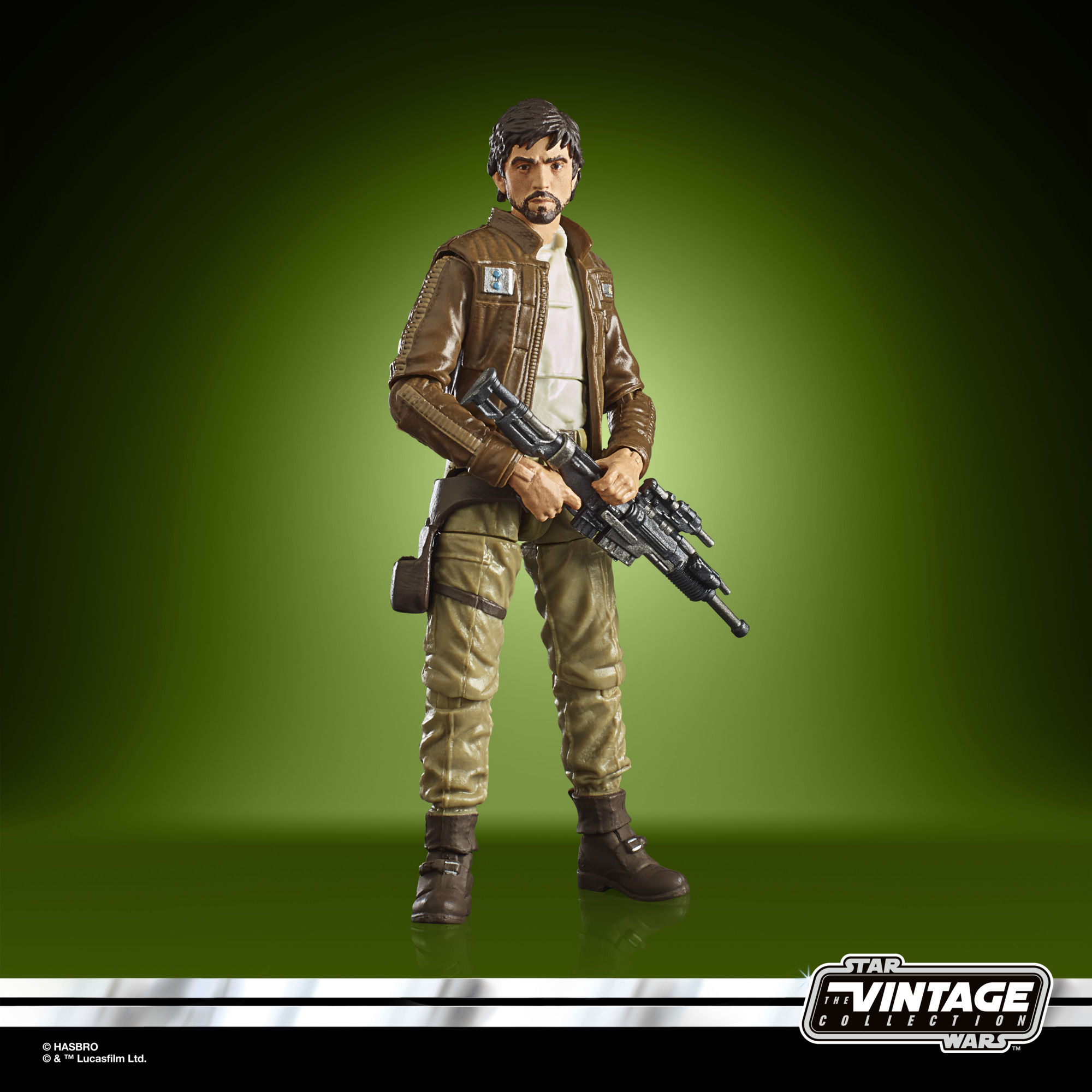 Star Wars La colección Vintage, Capitán Cassian Andor, Rogue One: Una Historia de Star Wars, Figura Coleccionable de 9,5 cm