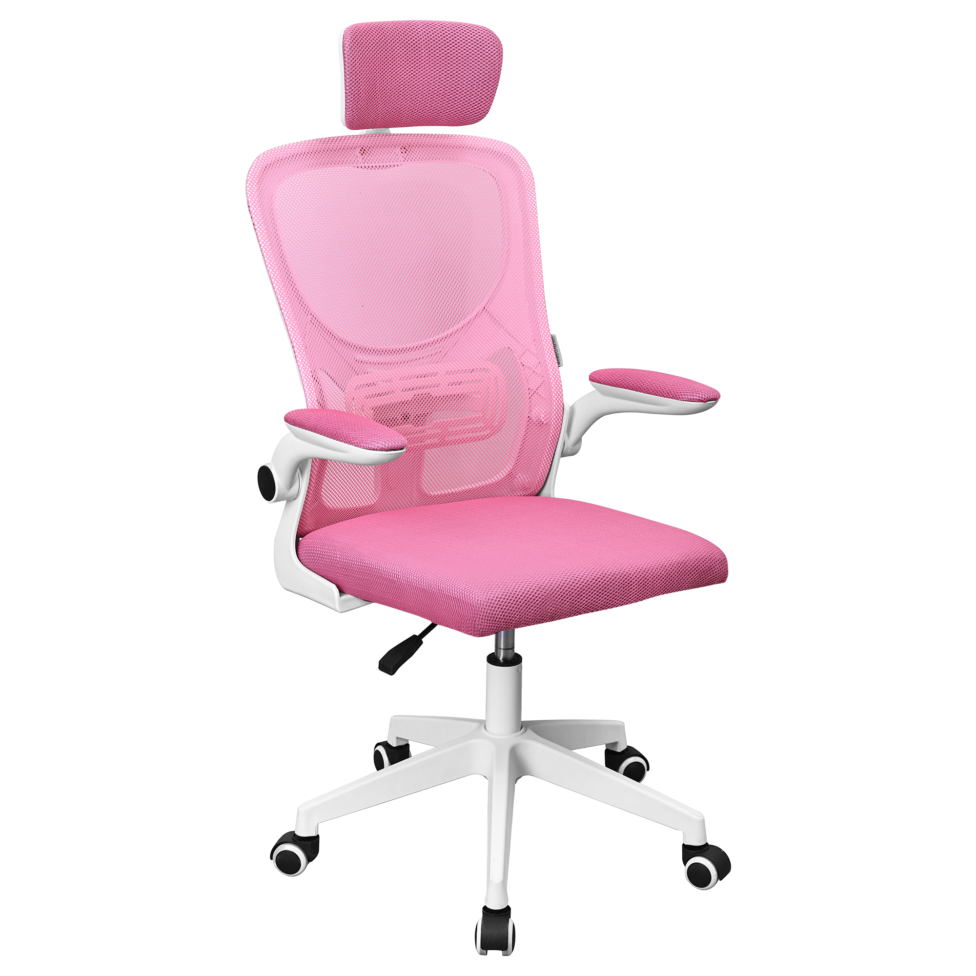 Mars Gaming MGC-ERGOPLUS, Silla Ergonómica Profesional, Soporte Lumbar Dinámico Adaptable, Malla Transpirable, Altura Regulable entre 115-125cm, Reposabrazos Plegables, Reposacabezas Ajustable, Silla Gaming Gris, Negra, Blanca, Azul o Rosa