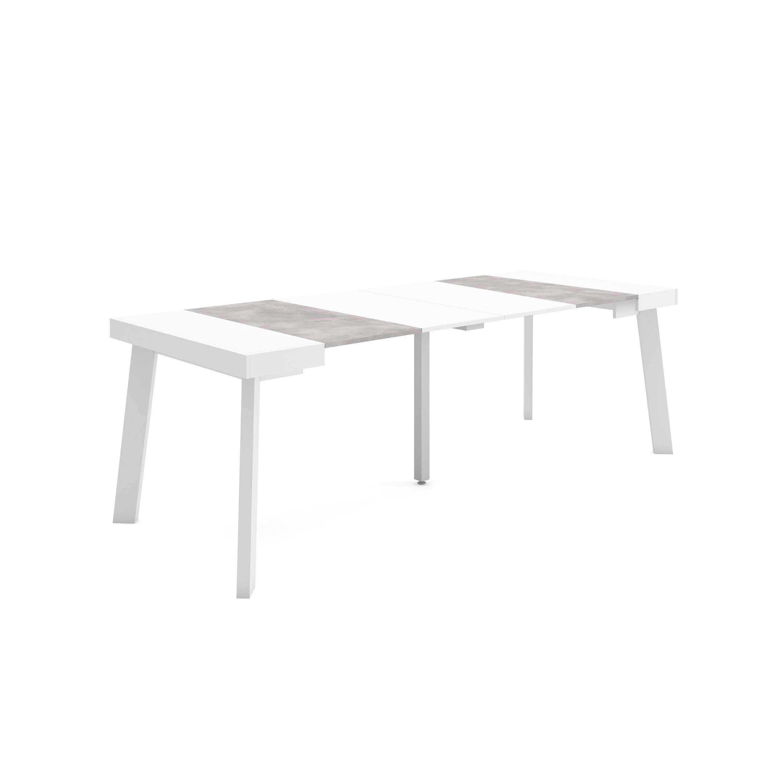 Skraut Home, Mesa Consola Extensible, Mesa Auxiliar, Tapa, 58/222x90x73cm, Práctica y Versátil, Estilo Moderno, Fácil Montaje