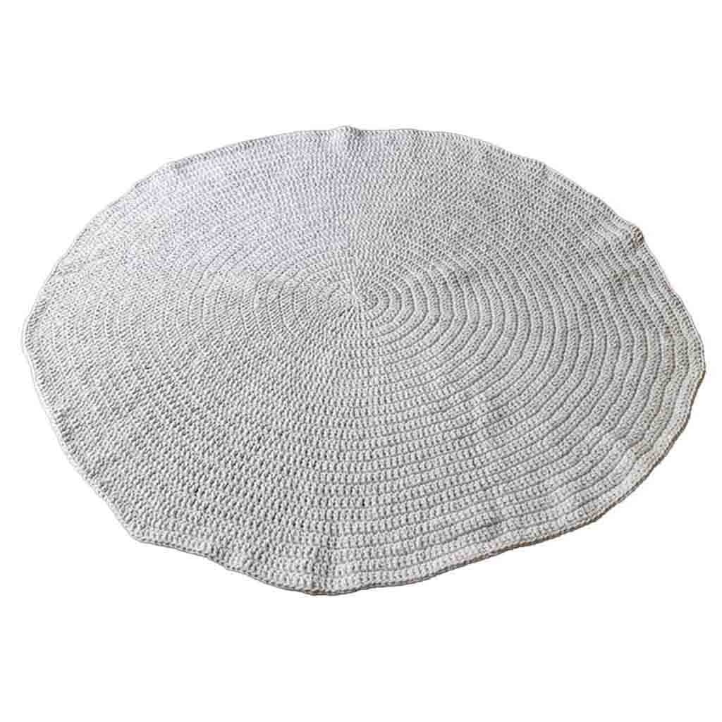 Wonderlust Deco - Alfombra redonda trenzada blanca d150x1h cm Blanco D150x1h cm