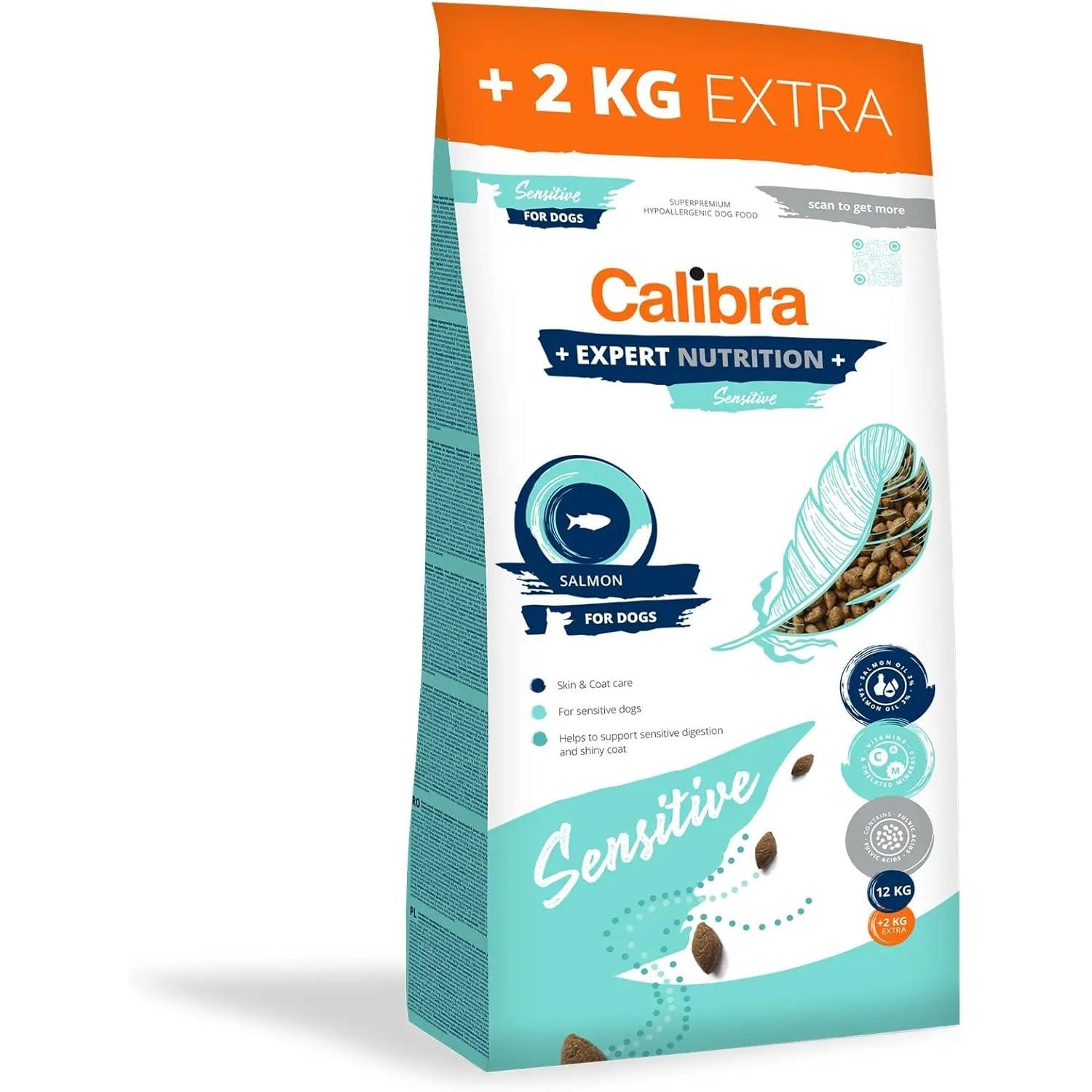 CALIBRA DOG EXPERT NUTRITION SENSITIVE SALMON 12KG+2KG