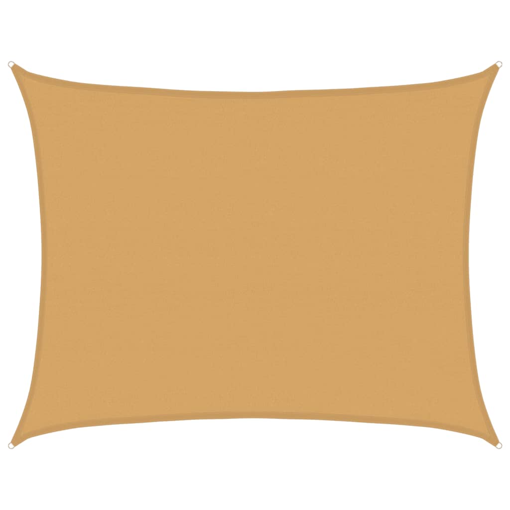 vidaXL Toldo de vela HDPE 160 g/m² 6x7 m Color Antracita, Beige, Terracota