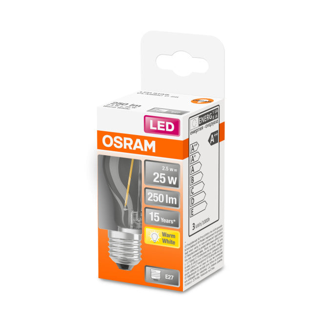 ESFERICA LED FILAMENTO CLARA 1,8w E-27 827 OSRAM Ledvance