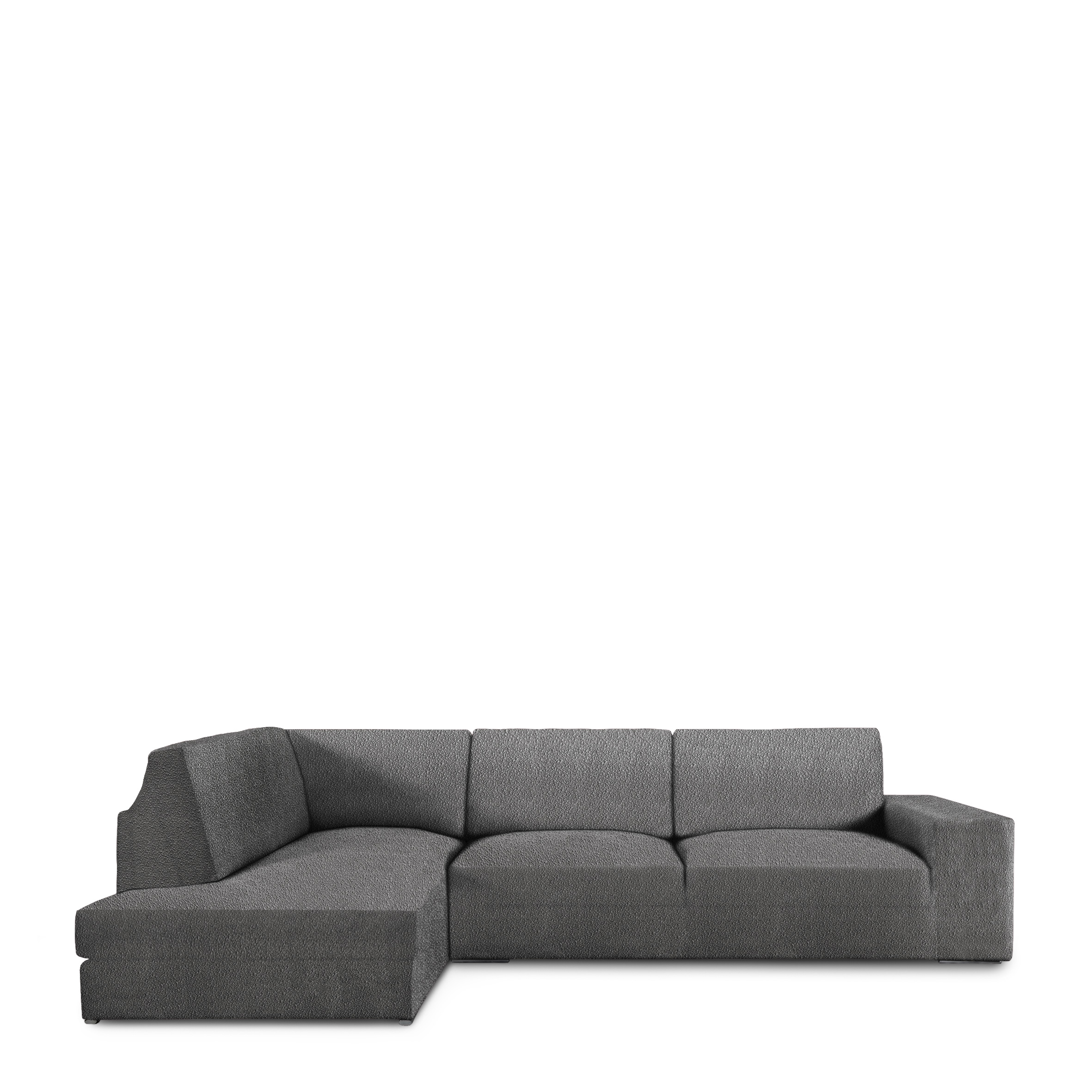 Fundas de sofa chaise longue con respaldo premium roc izquierda (Mirando de frente)c/16, Tamaño izquierda, 170x310x110cm, Fábricada en España