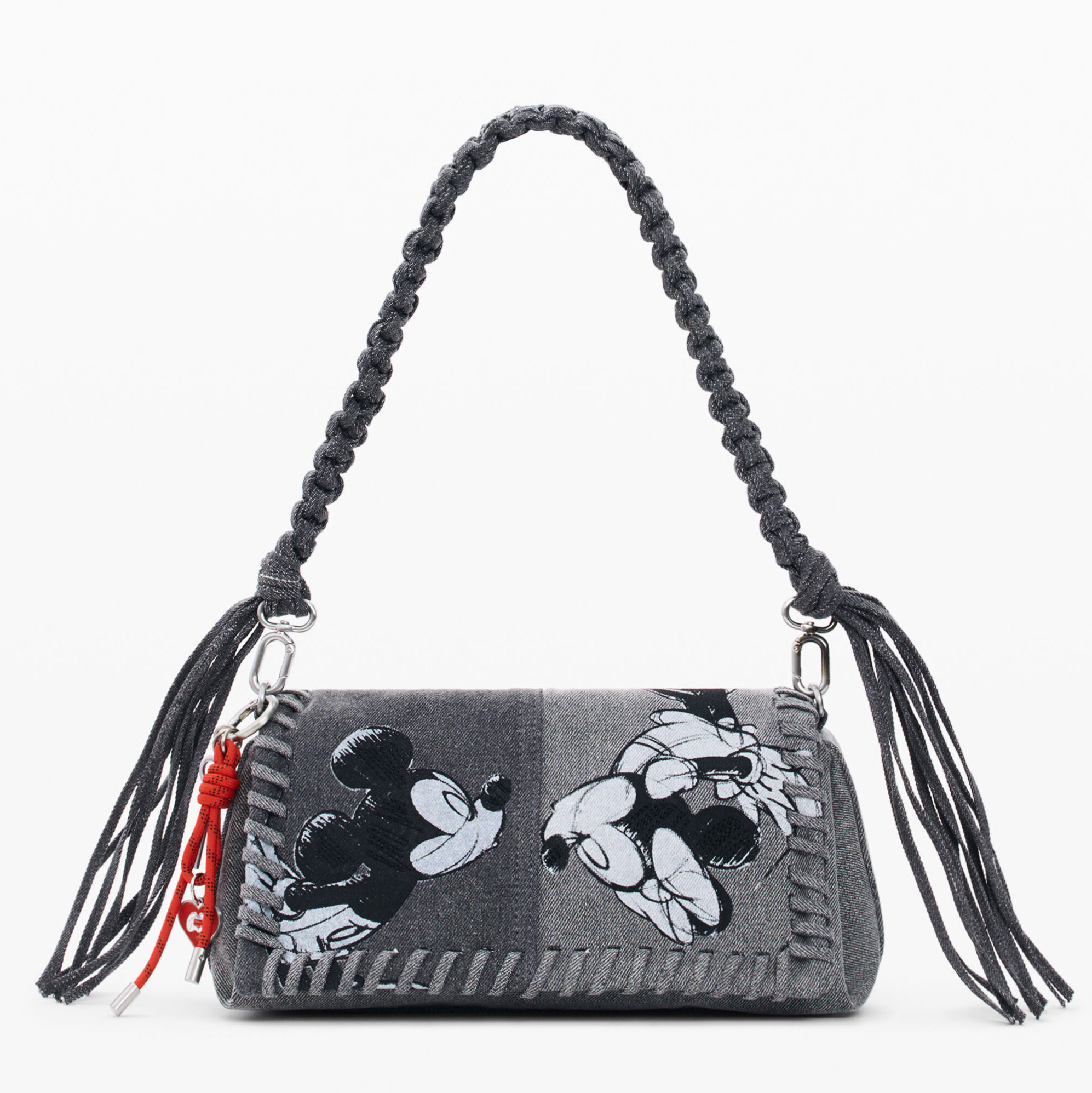 Desigual Bolso mediano de tejido denim 26SAXD18-2060 , para Mujer