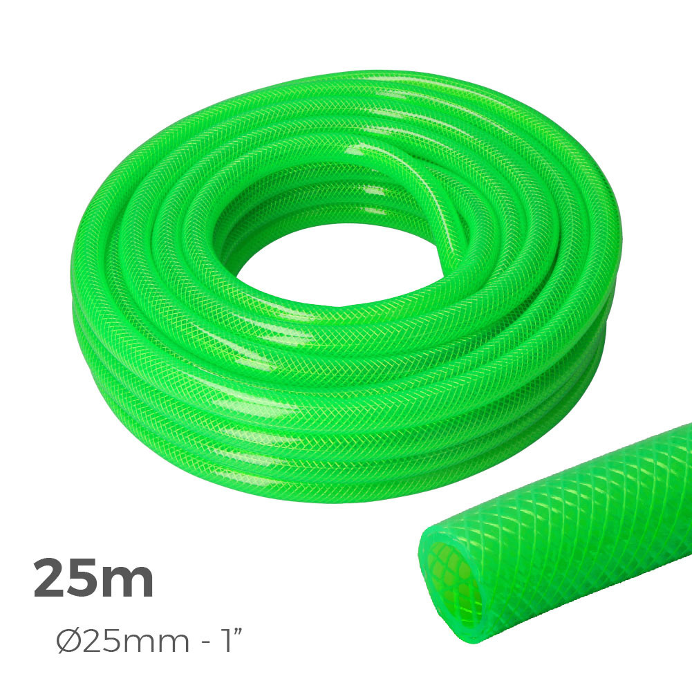 MANGUERA JARDIN ANTI-TORSION Ø INTERIOR 25mm Ø EXTERIOR 32mm (1") - ROLLO 25m EDM