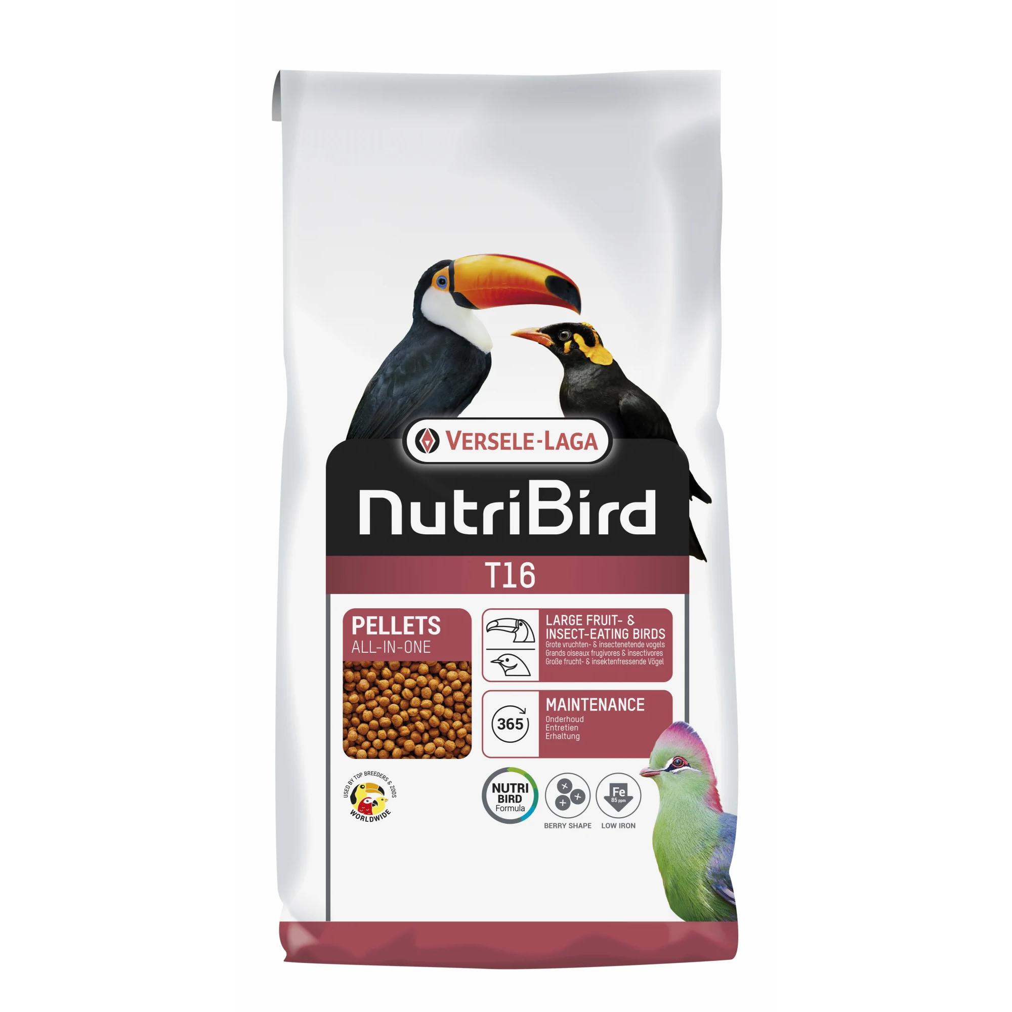Versele-Laga Nutribird Tucanes T16 de 10kg - Pienso Completo para Aves Frugívoras