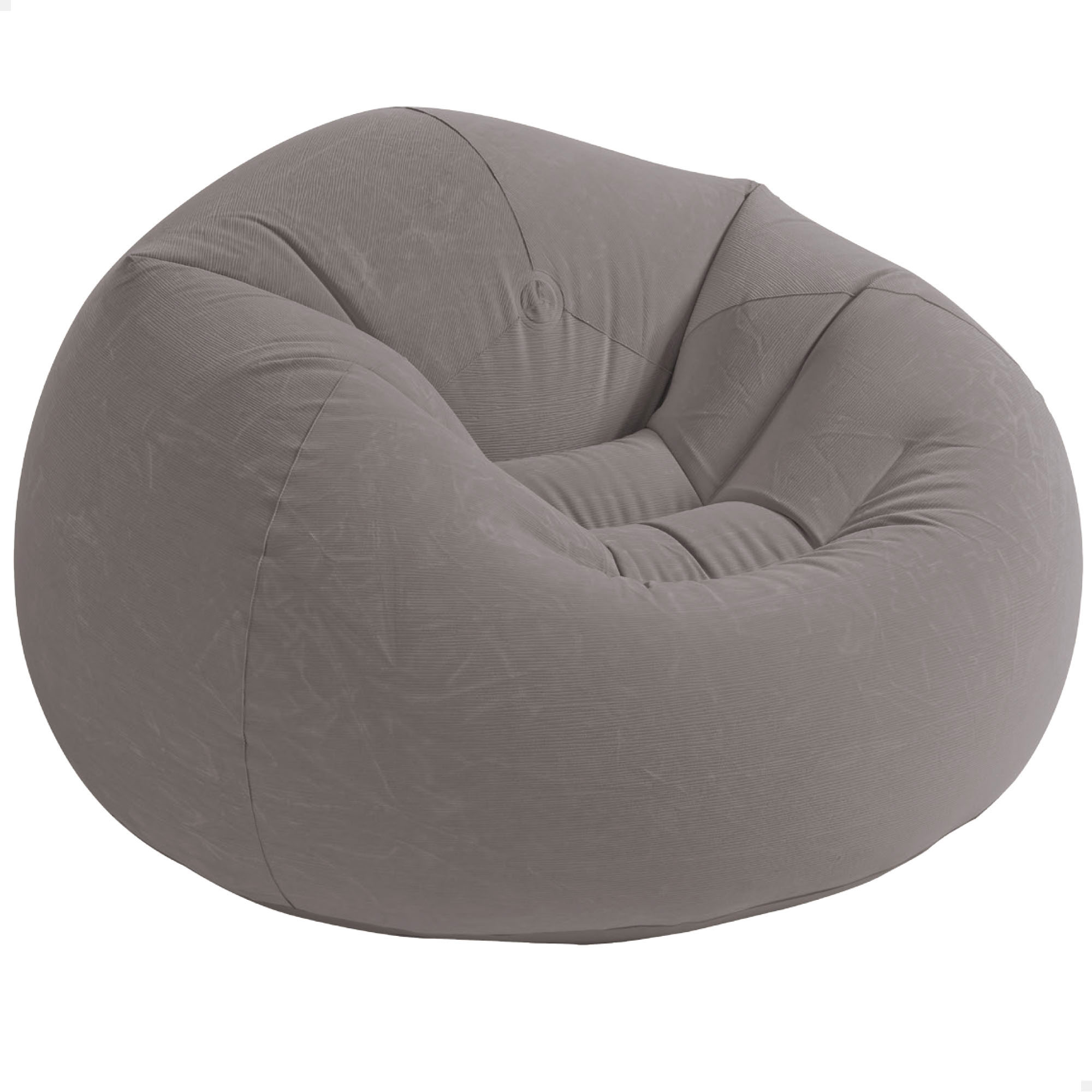 Sillón hinchable Beanless gris 114x114x71 cm INTEX