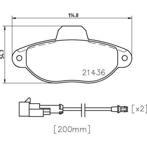Juego de pastillas de freno P 24 147 BREMBO