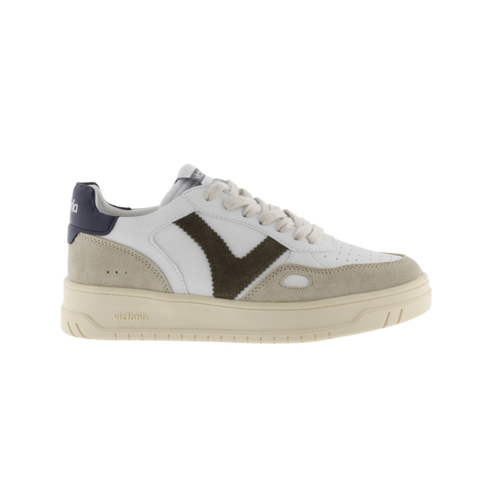 Victoria Seúl Zapatillas de efecto piel con piezas de color y serraje 1257101