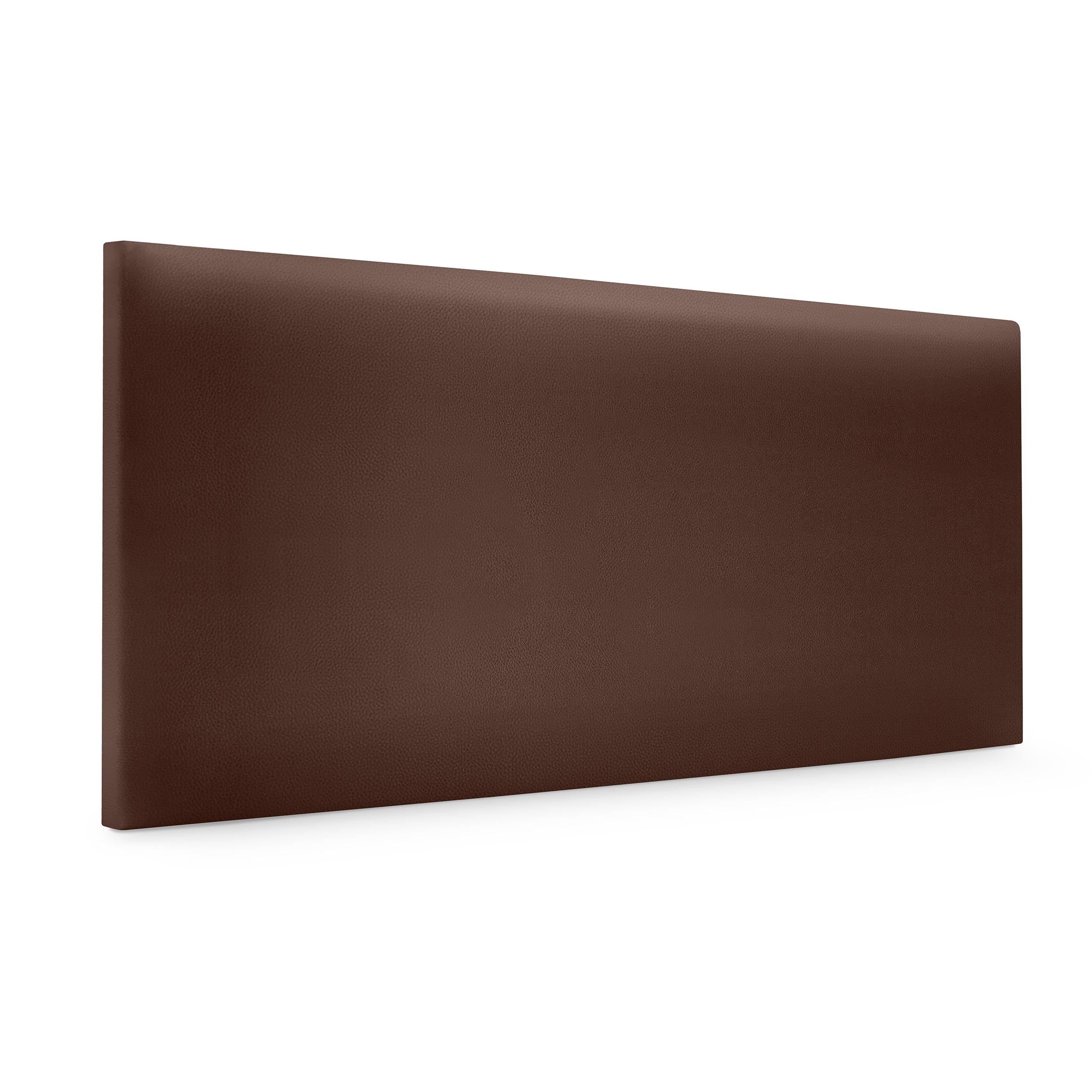 DHOME Cabecero de Polipiel o Tela AQUALINE Liso Cabeceros Cabezal Tapizado Cama Lujo (Chocolate Polipiel)