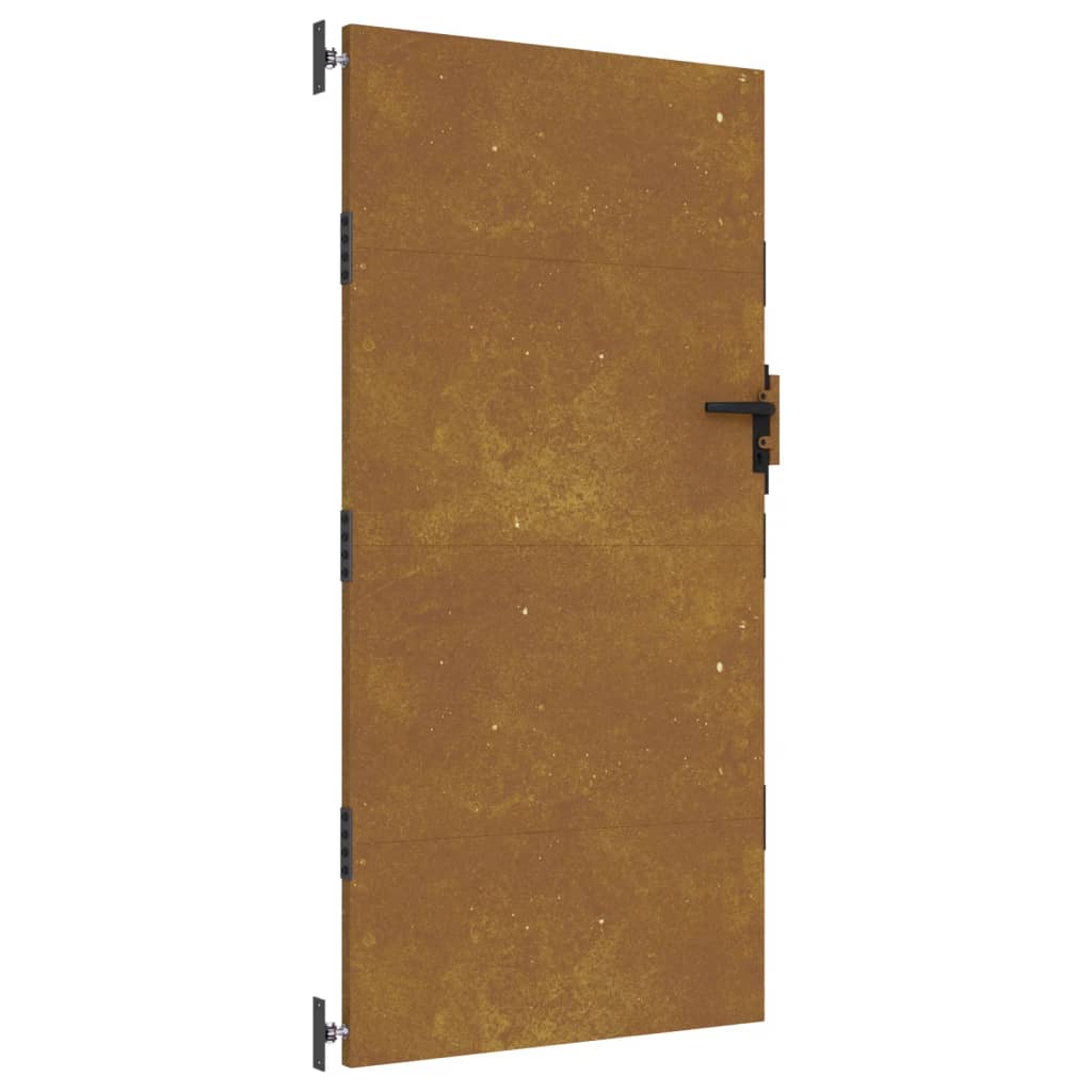 vidaXL Puerta de jardín acero corten 85x200 cm