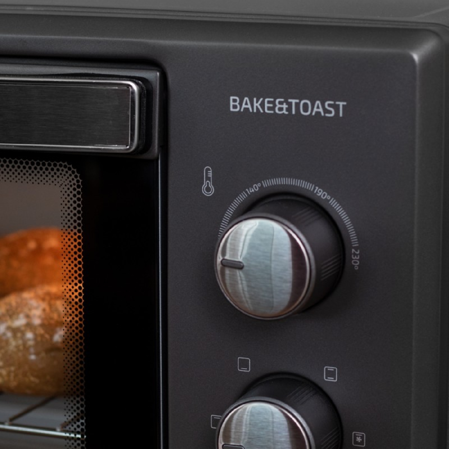 Bake&Toast 6000 Black Gyro Horno sobremesa 60 litros Cecotec
