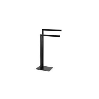 Toallero Metal Negro 30X20X82, El mejor complemento para tu hogar, Fijalo
