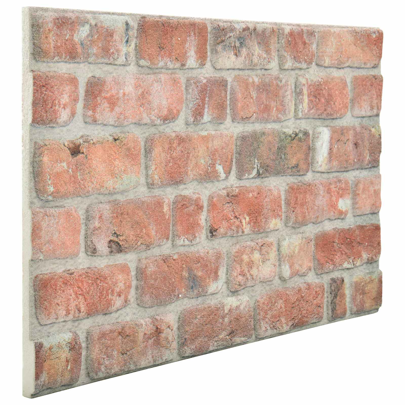 vidaXL Paneles de pared 10 pcs 100 x 50 cm Espuma EPS Multicolor