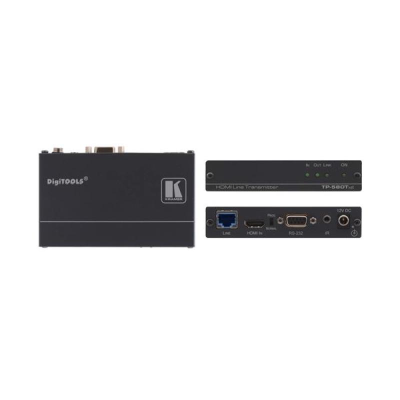 Kramer Electronics TP-580TXR Extensor audio/video Transmisor de señales AV Negro