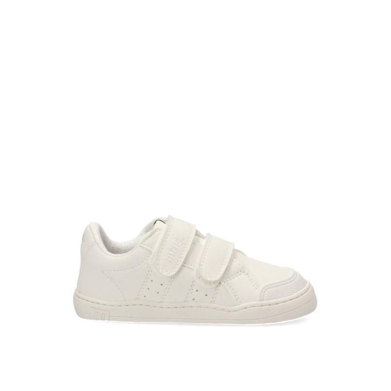 Zapatillas Respetuoso/barefoot Mustang Kids - Niña - Suela Plana - Modelo 49038 - Color Blanco